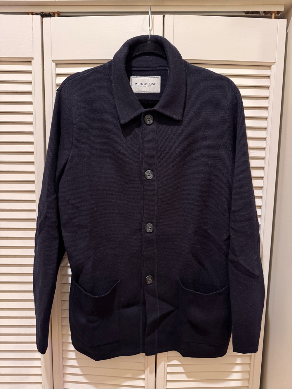 Williams & Kent Navy Button-Up Jacket